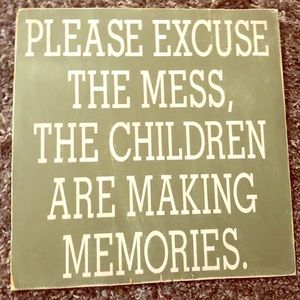 Wooden hanging wall decor